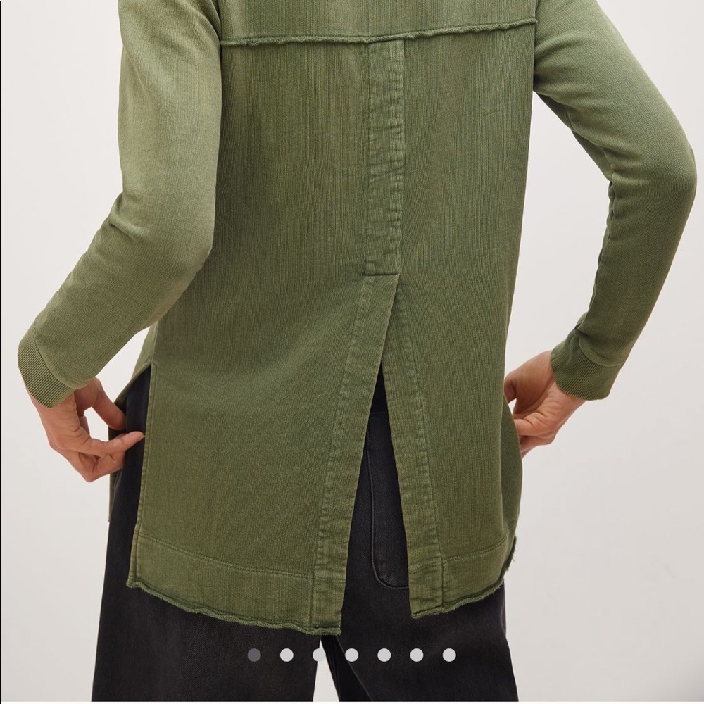 Anthropologie Pilcro Split-Hem Tunic Top NWT